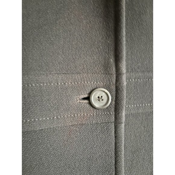 J.Crew Black Italian Wool Double Cloth Lady Day Coat Sz 4 Classic Sleek Feminine - Picture 3 of 11